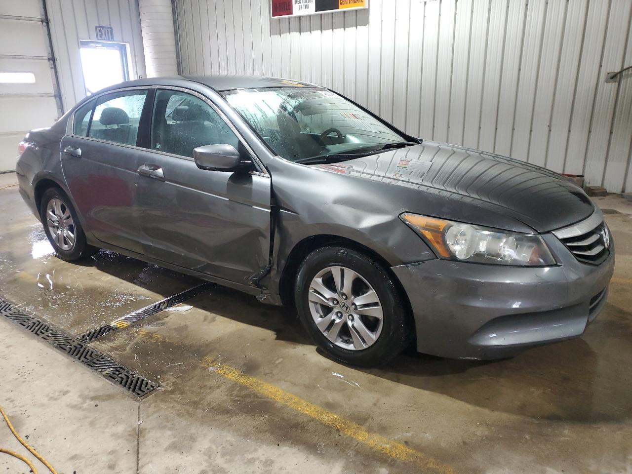 2012 Honda Accord VIN 1HGCP2F68CA245824 Copart auction photo, side damage thumbnail 4
