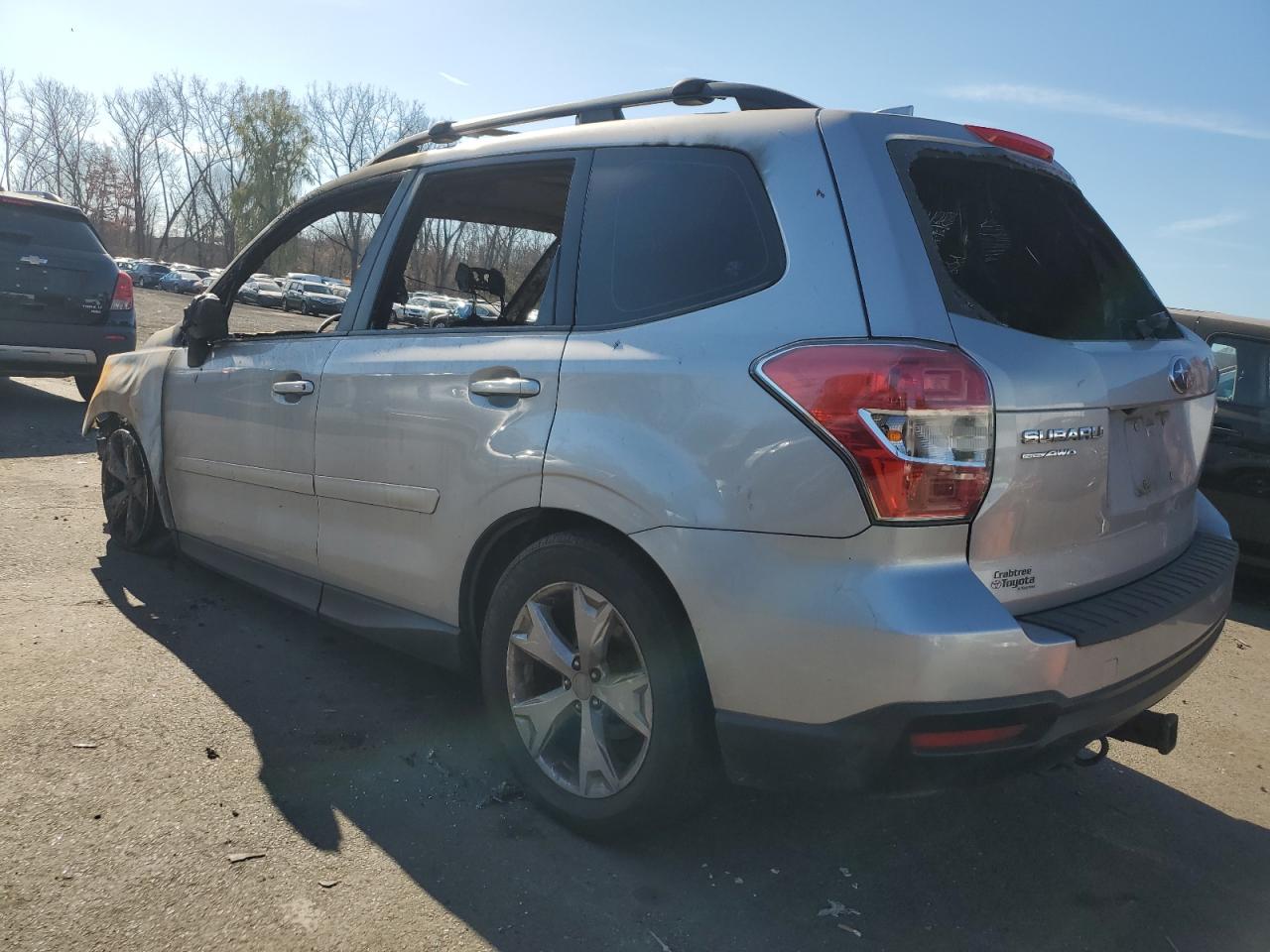 2016 Subaru Forester VIN JF2SJABC0GH492481 Copart auction photo, burn / front end damage thumbnail 2
