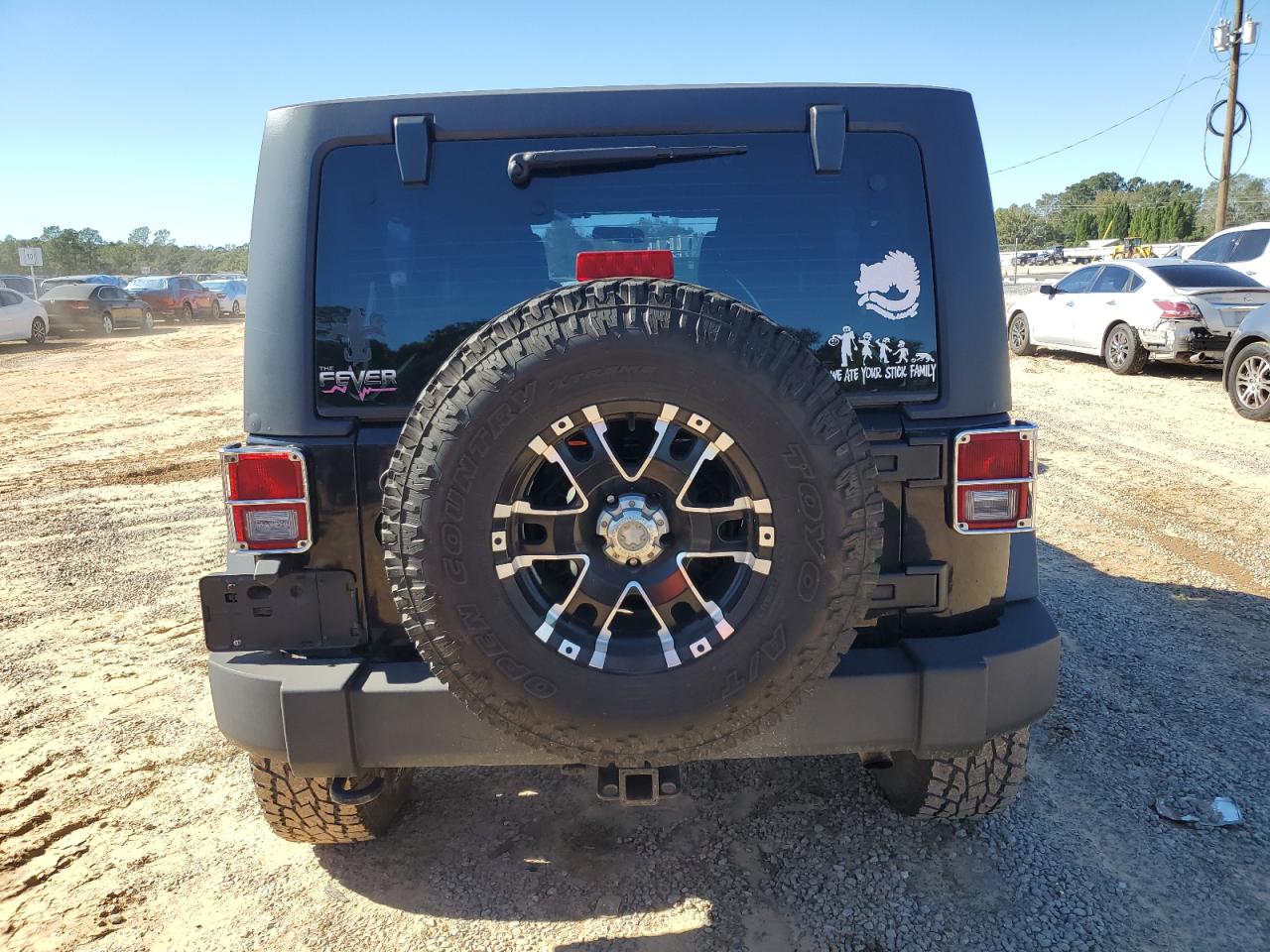 2013 Jeep Wrangler VIN 1C4BJWDG9DL677715 Copart auction photo, front end damage thumbnail 6