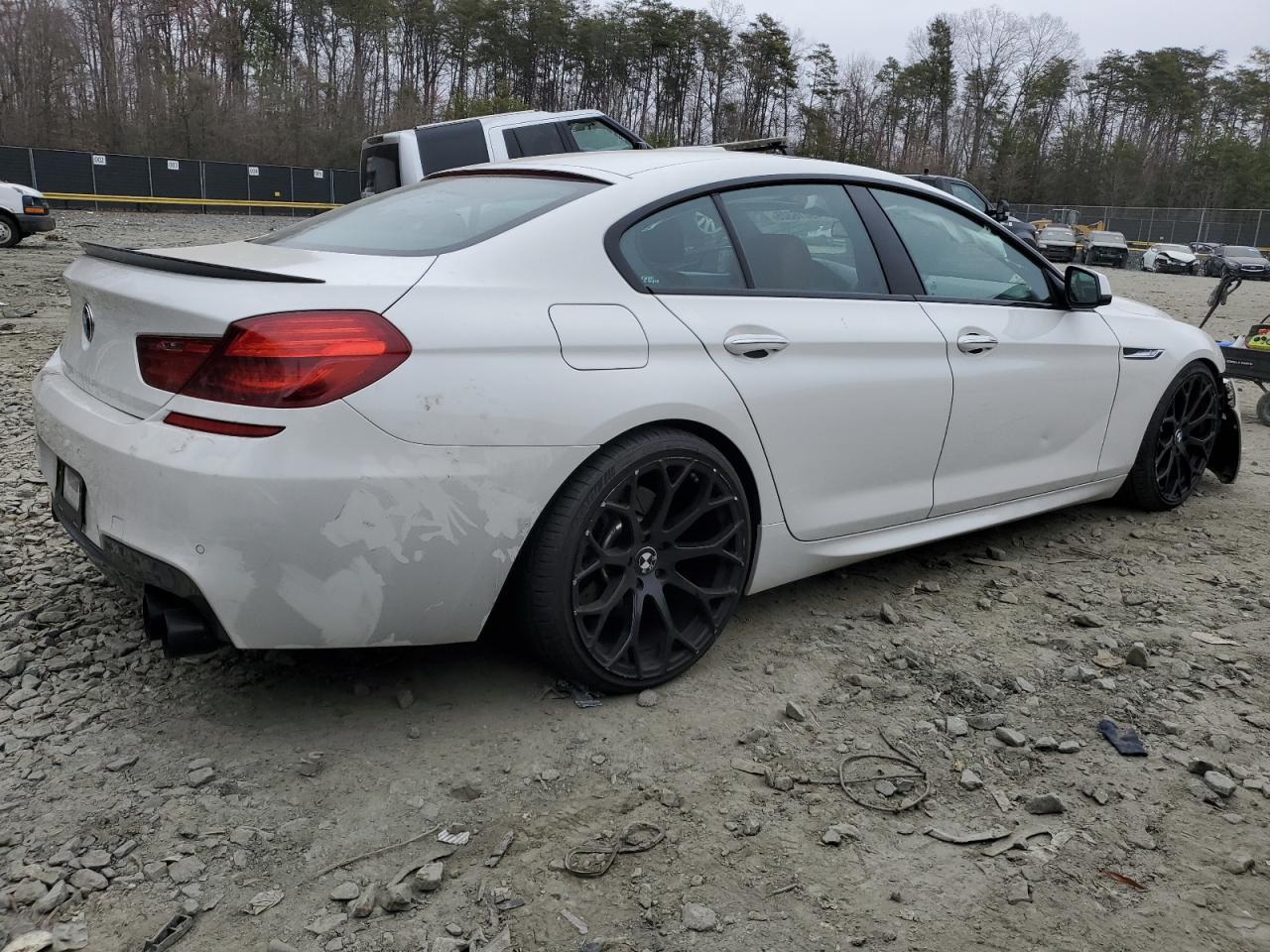 2014 BMW 6er VIN WBA6B4C54ED371324 Copart auction photo, front end damage thumbnail 3