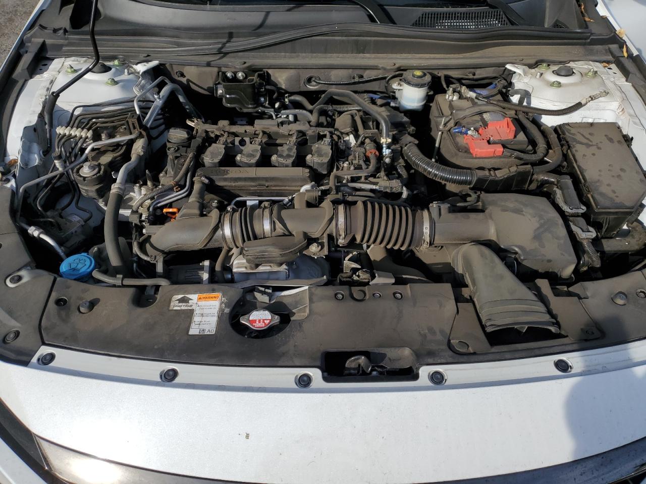 2022 Honda Accord VIN 1HGCV1F3XNA031569 Copart auction photo, rear end damage thumbnail 11