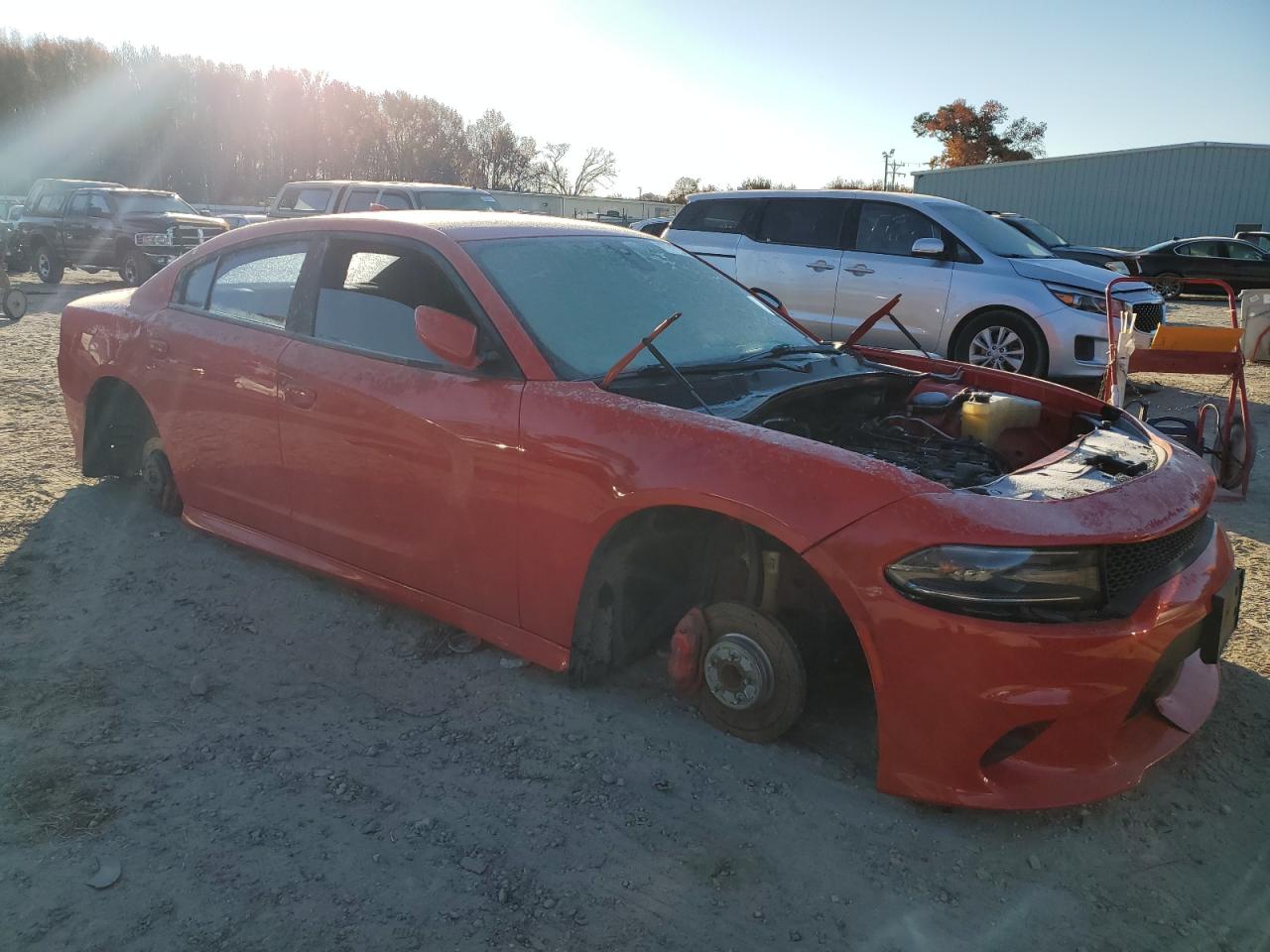 2017 Dodge Charger VIN 2C3CDXGJ2HH600331 Copart auction photo, stripped damage thumbnail 4