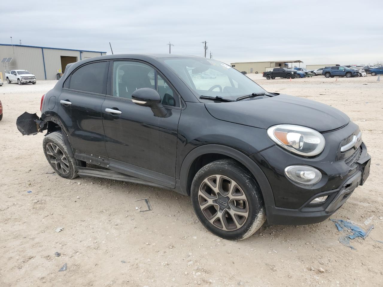 2018 Fiat 500 VIN ZFBCFXCB1JP672405 Copart auction photo, all over / undercarriage damage thumbnail 4