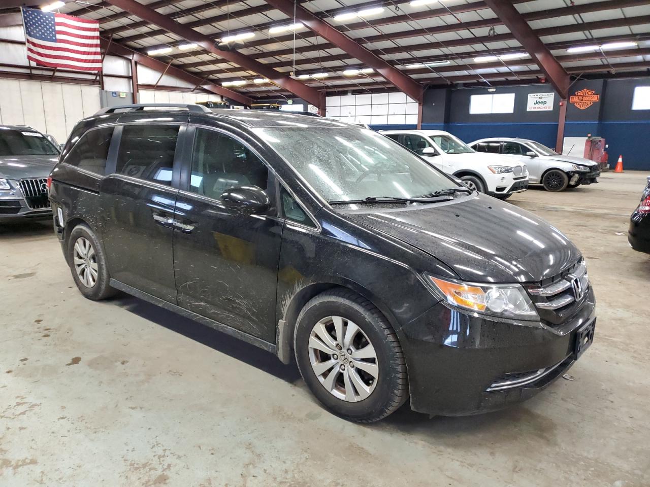2015 Honda Odyssey VIN 5FNRL5H61FB031417 Copart auction photo, rear end damage thumbnail 4