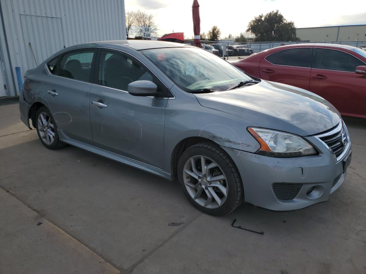 2013 Nissan Sentra VIN 3N1AB7AP1DL684507 Copart auction photo, rear end / front end damage thumbnail 4