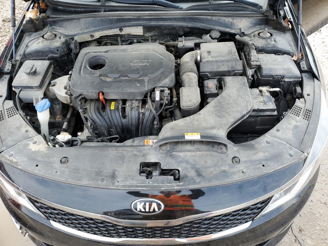 2017 KIA Optima VIN KNAGT4L39H5132737 Copart auction photo, front end / side damage thumbnail 11