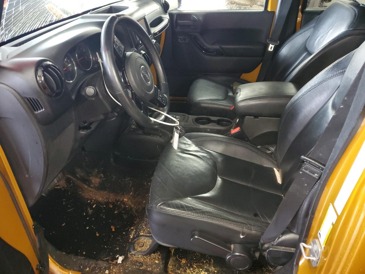 2014 Jeep Wrangler VIN 1C4BJWEG5EL285962 Copart auction photo, front end / minor dent/scratches damage thumbnail 7