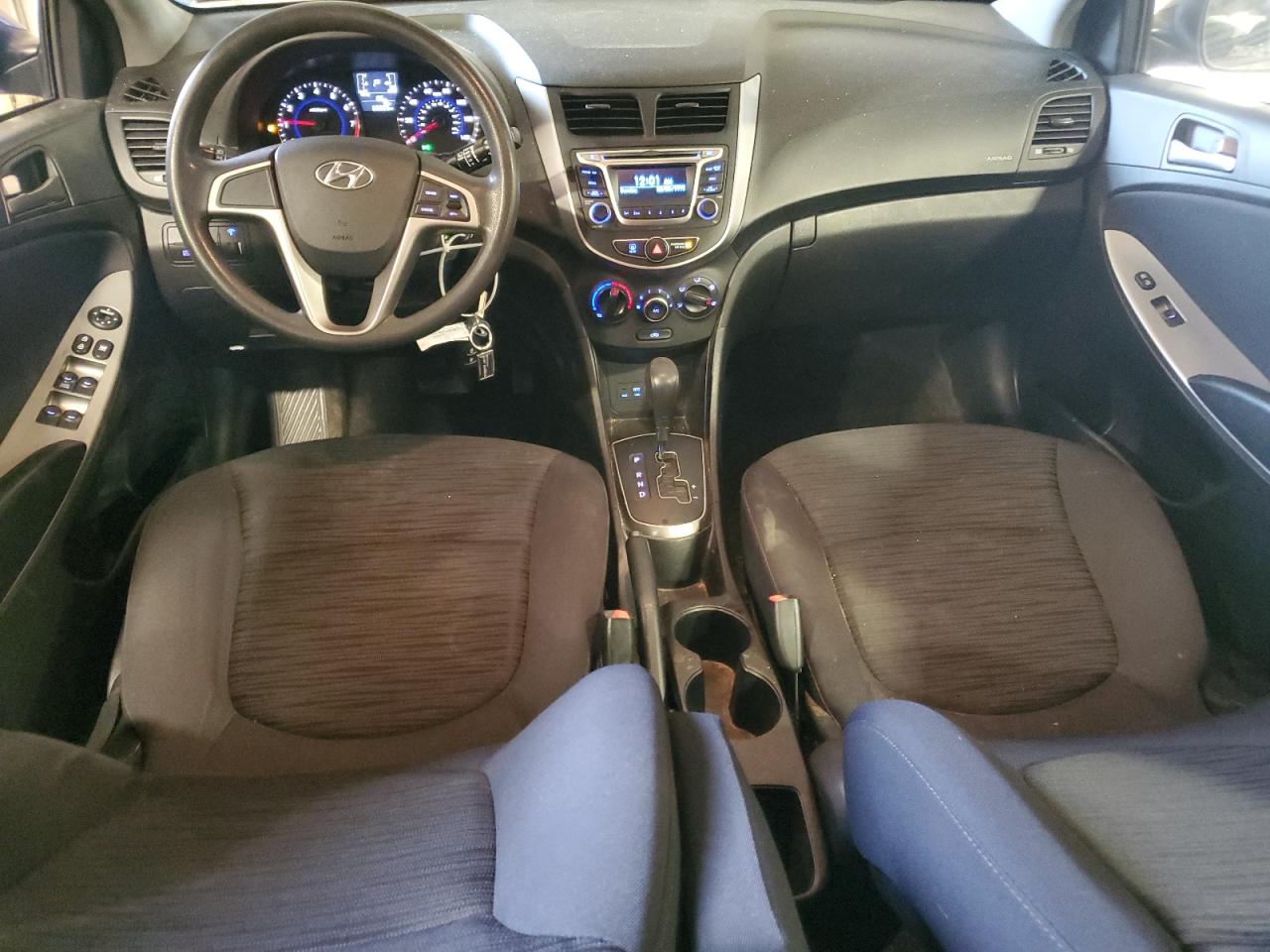 2017 Hyundai Accent VIN KMHCT5AE6HU305465 Copart auction photo, front end / side damage thumbnail 8