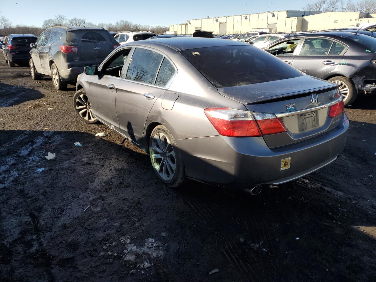 2015 Honda Accord VIN 1HGCR2F57FA091130 Copart auction photo, mechanical / front end damage thumbnail 2