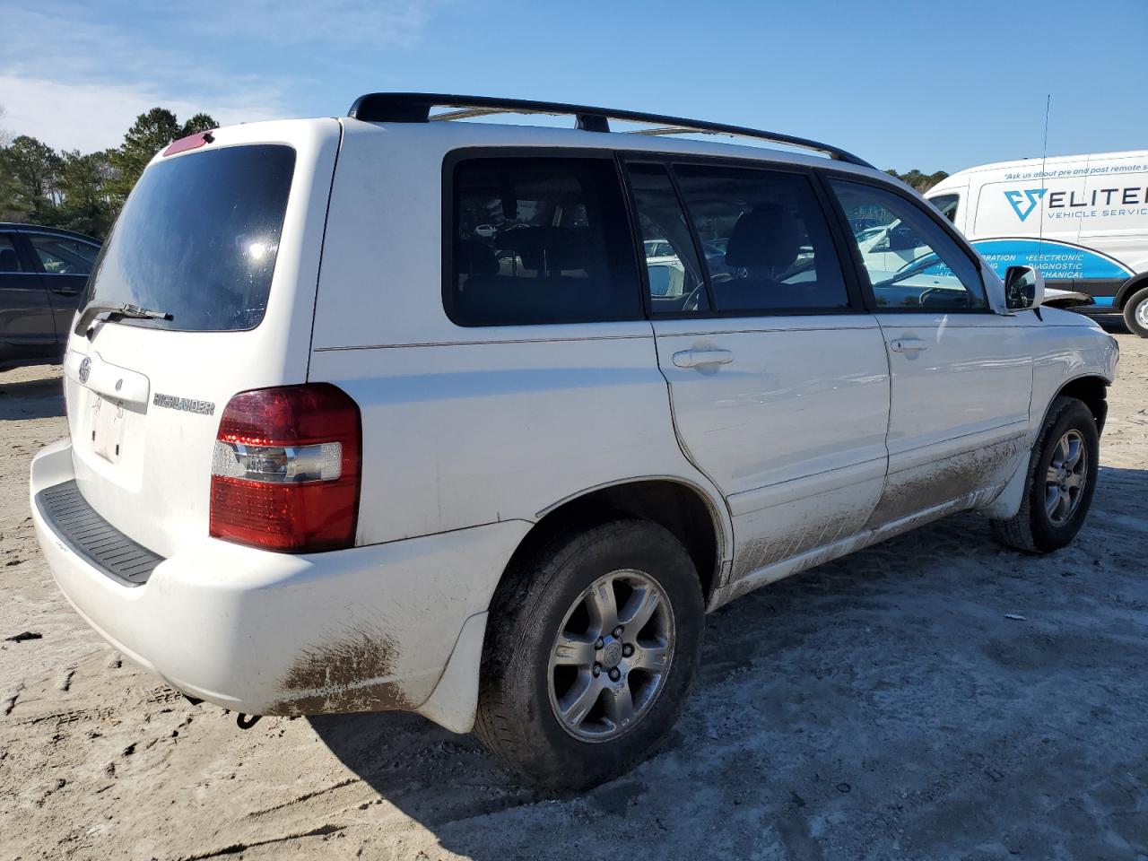 2006 Toyota Highlander VIN JTEEP21A660152910 Copart auction photo, mechanical / front end damage thumbnail 3