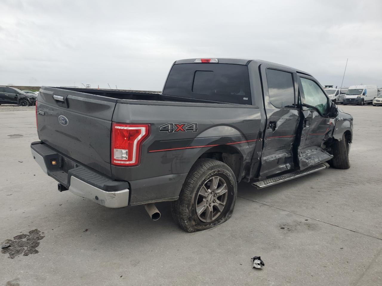 2017 Ford F-150 VIN 1FTEW1EPXHFB84761 Copart auction photo, all over damage thumbnail 3