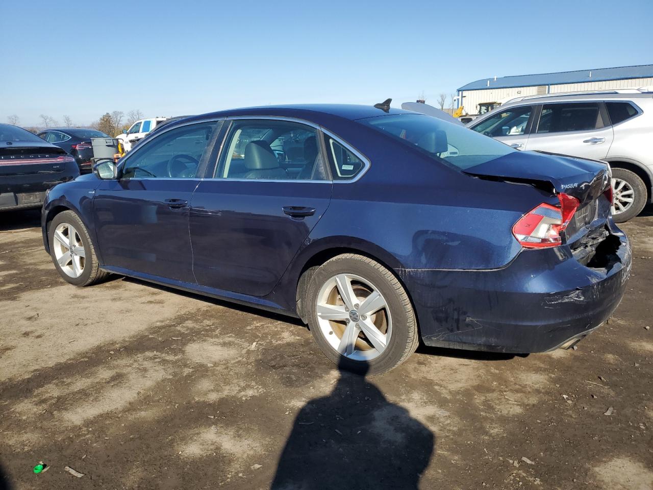 2014 Volkswagen Passat VIN 1VWAT7A35EC030742 Copart auction photo, rear end damage thumbnail 2