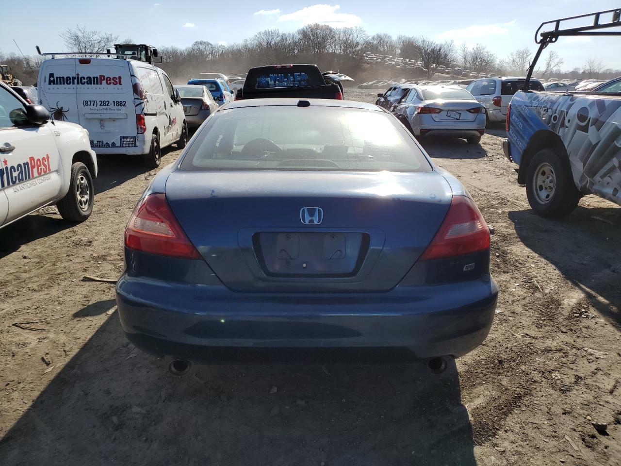 2005 Honda Accord VIN 1HGCM82685A015141 Copart auction photo, front end / side damage thumbnail 6