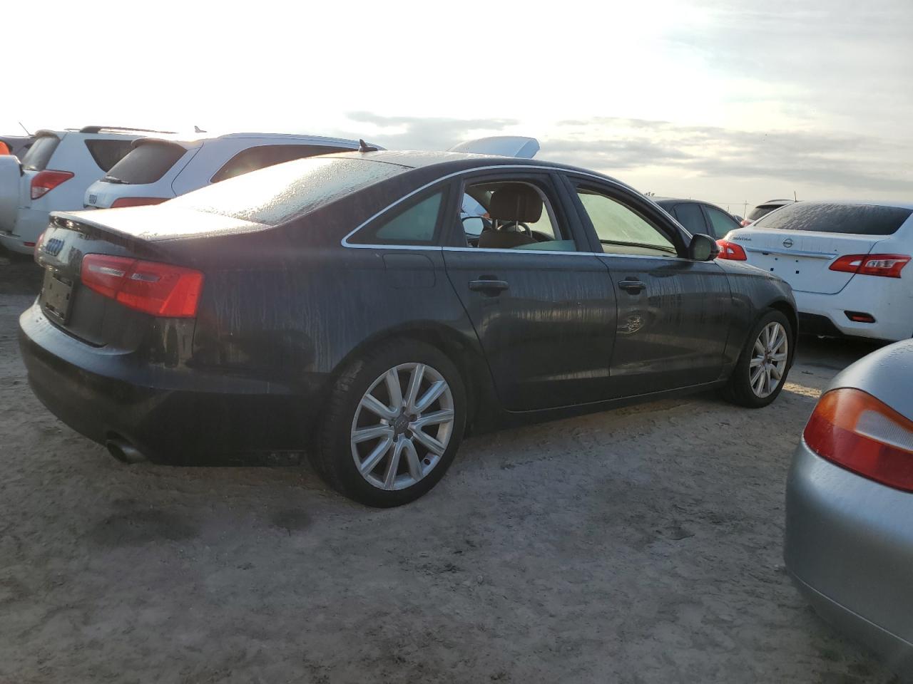 2014 Audi A6 VIN WAUGFAFC6EN048534 Copart auction photo, water/flood damage thumbnail 3