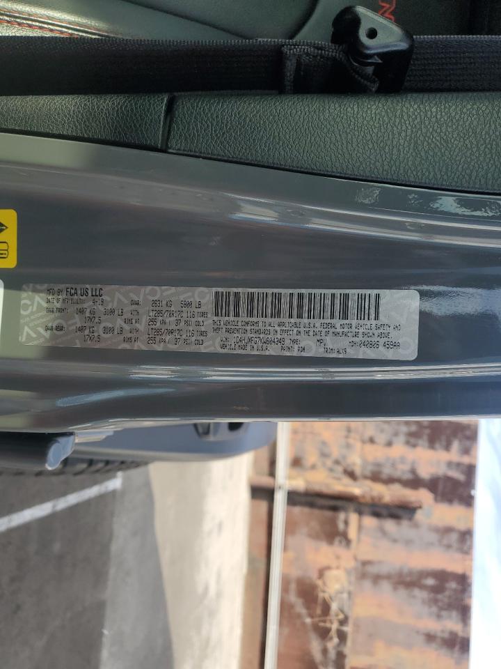 2019 Jeep Wrangler VIN 1C4HJXFG7KW604349 Copart auction photo, vandalism / minor dent/scratches damage thumbnail 13