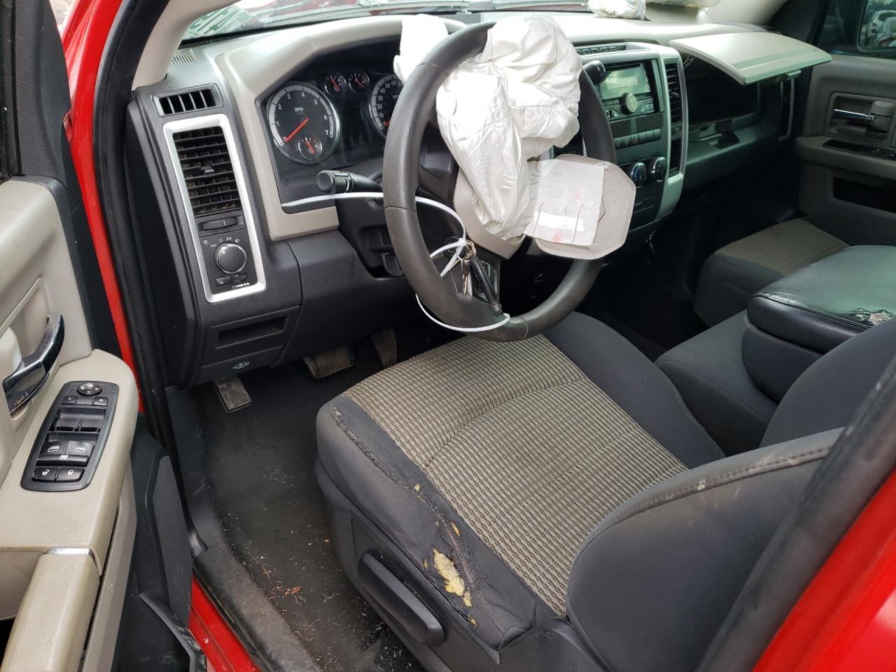 2012 Dodge RAM VIN 1C6RD6GP9CS127184 Copart auction photo, front end / undercarriage damage thumbnail 8