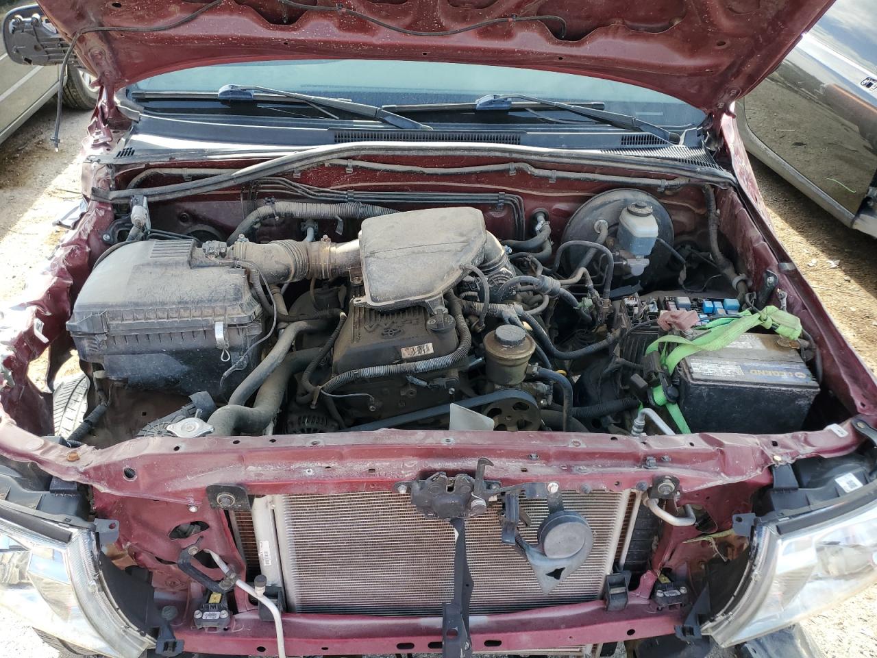 2005 Toyota Tacoma VIN 5TENX22N75Z098604 Copart auction photo, front end damage thumbnail 11