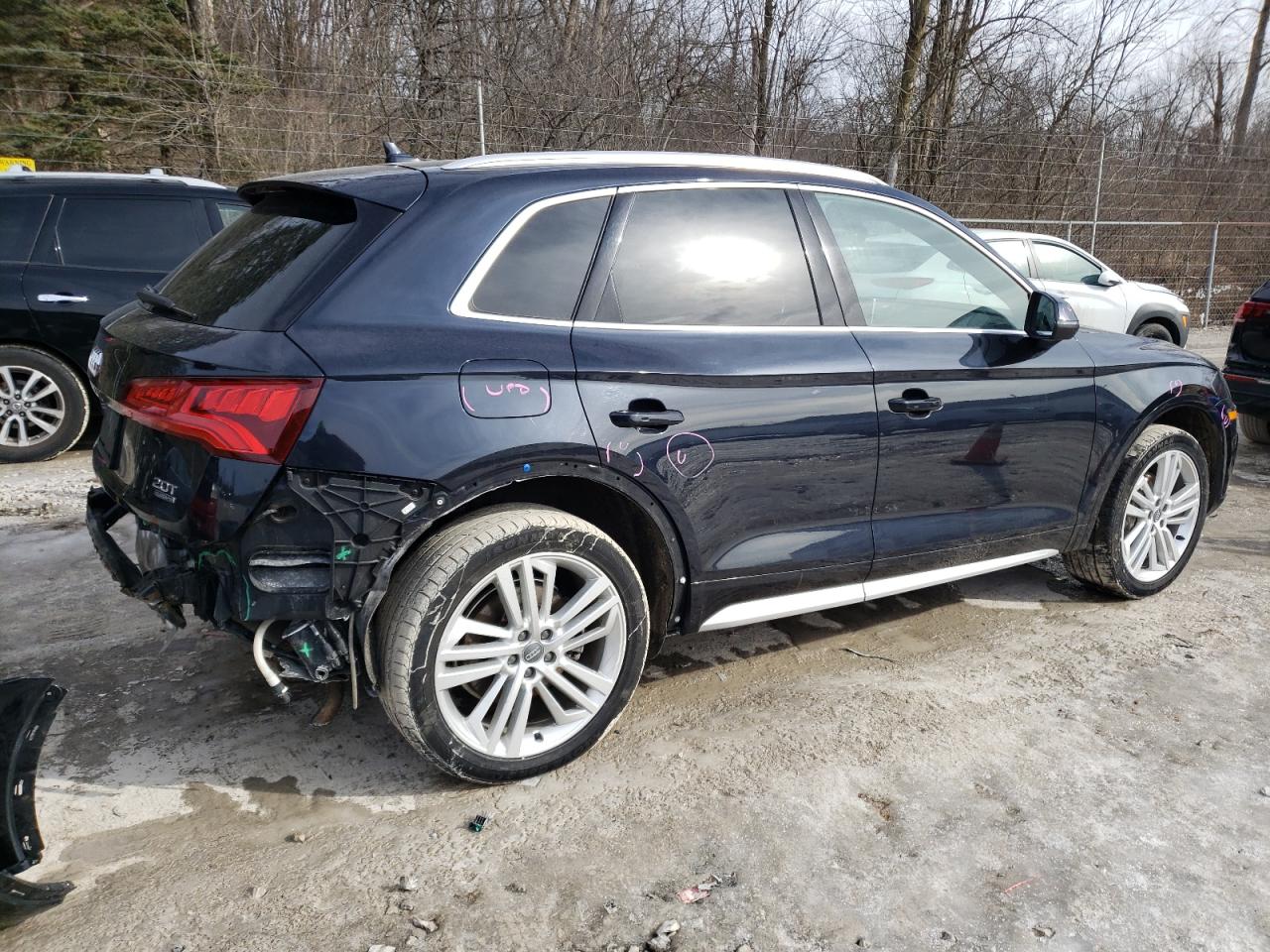 2018 Audi Q5 VIN WA1BNAFY8J2194628 Copart auction photo, rear end damage thumbnail 3