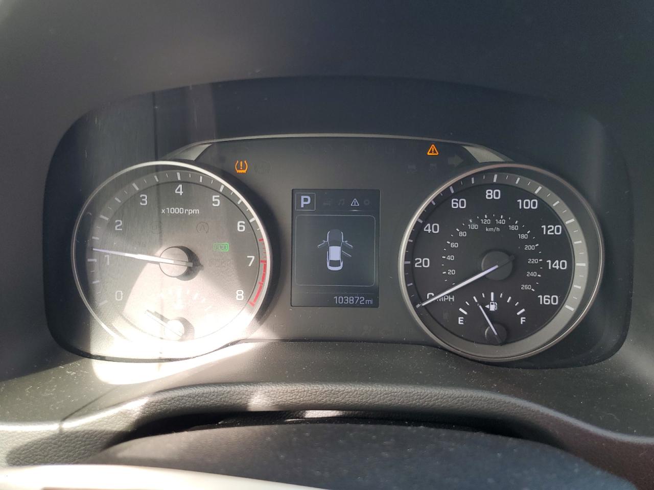 2018 Hyundai Elantra VIN 5NPD84LF6JH310126 Copart auction photo, front end / side damage thumbnail 9
