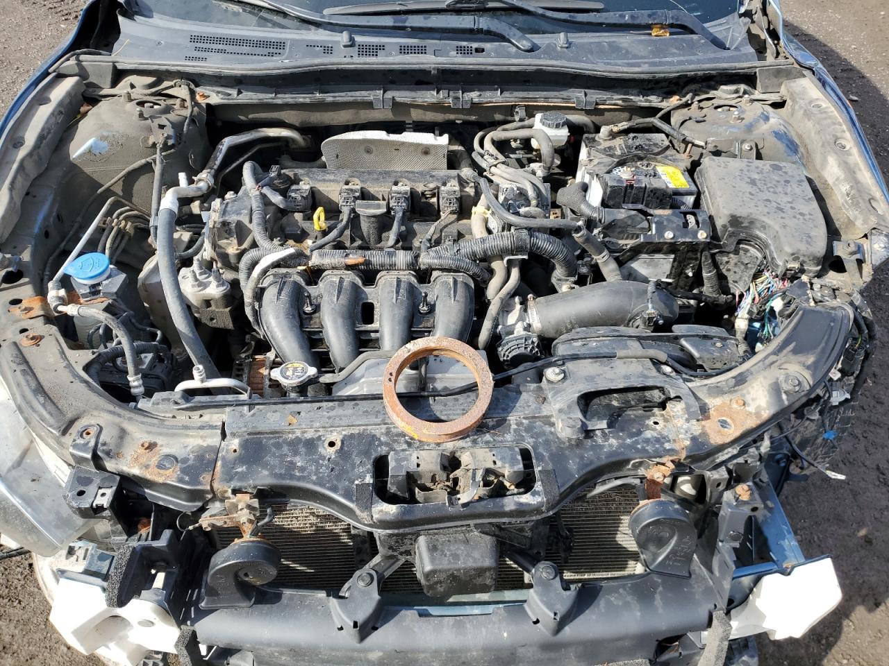 2017 Mazda 3 VIN JM1BN1L78H1130686 Copart auction photo, front end / side damage thumbnail 11