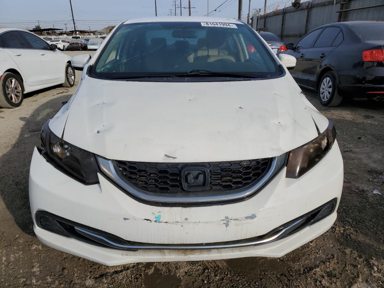 2015 Honda Civic VIN 19XFB2F50FE086106 Copart auction photo, vandalism damage thumbnail 5