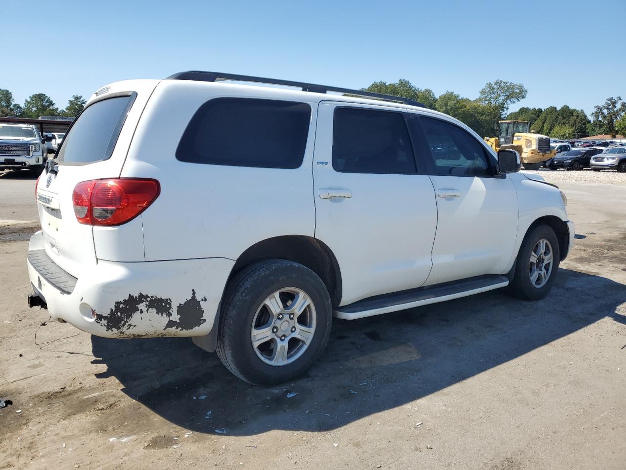 2009 Toyota Sequoia VIN 5TDZT64A19S000572 Copart auction photo, front end / side damage thumbnail 3