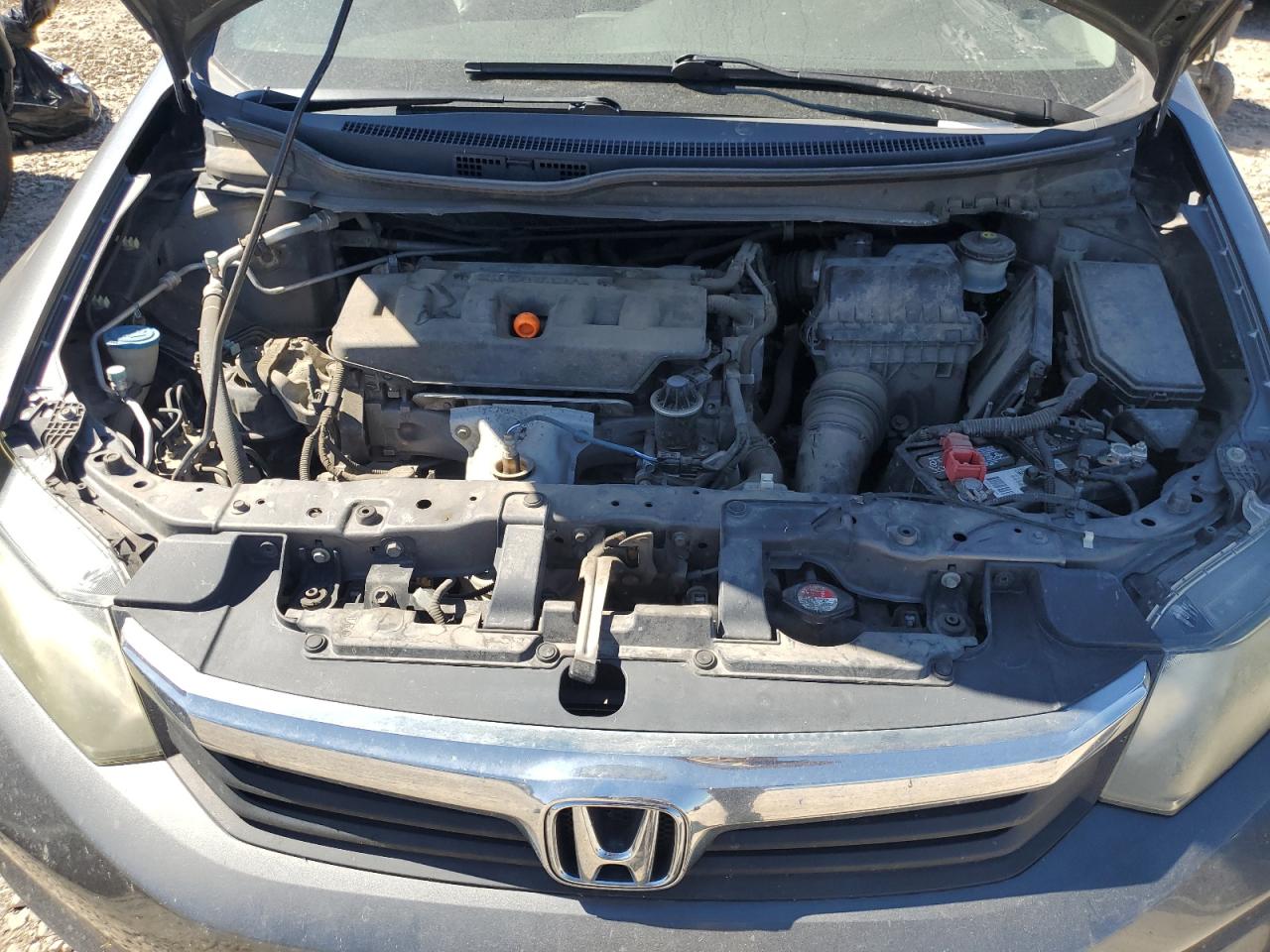 2012 Honda Civic VIN 19XFB2E51CE008351 Copart auction photo, side damage thumbnail 11