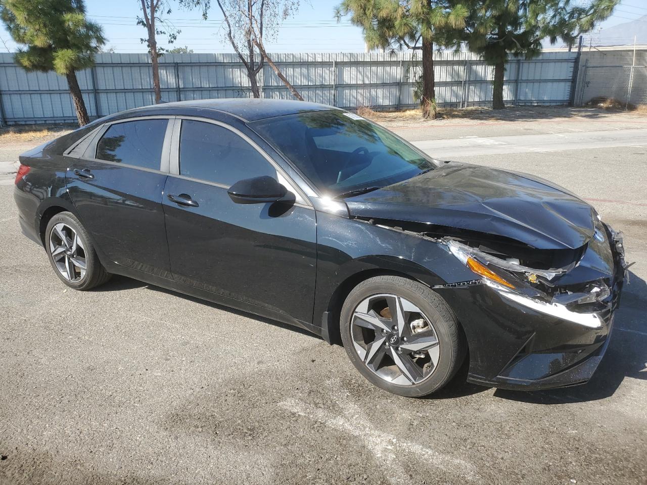 2023 Hyundai Elantra VIN KMHLS4AG1PU411688 Copart auction photo, front end / side damage thumbnail 4