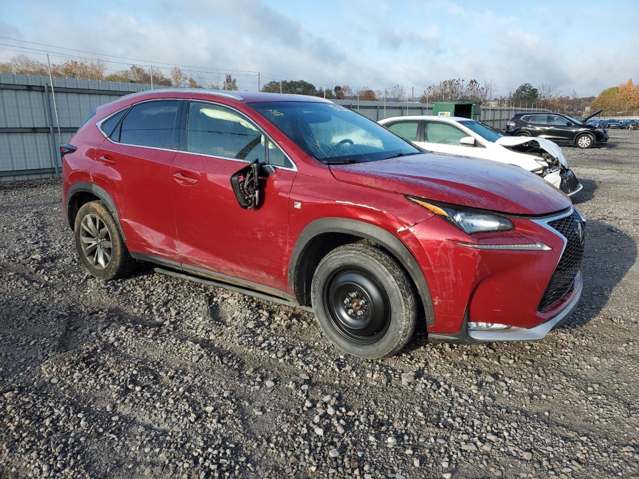 2017 Lexus NX VIN JTJYARBZ6H2055484 Copart auction photo, all over damage thumbnail 4