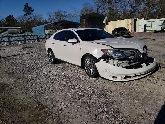 2013 Lincoln MKS VIN 1LNHL9EK4DG608699 Copart auction photo, front end / side damage thumbnail 11