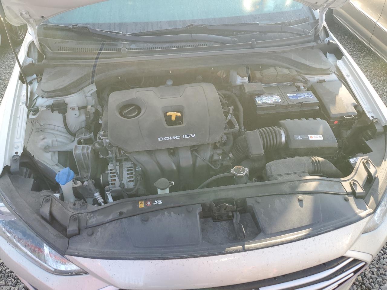 2017 Hyundai Elantra VIN KMHD84LF2HU370075 Copart auction photo, water/flood damage thumbnail 11