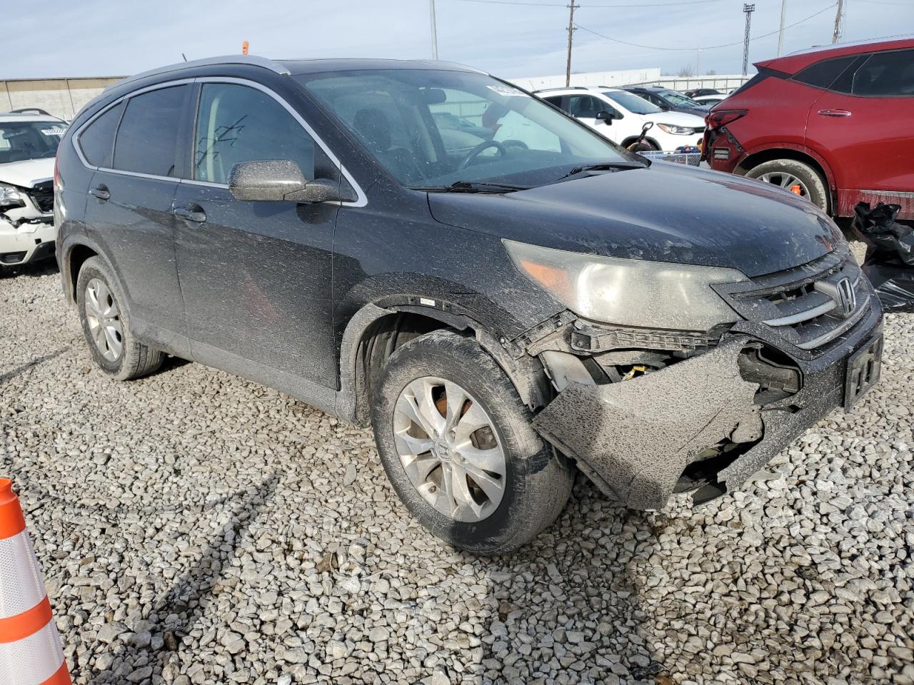 2012 Honda CR-V VIN 5J6RM4H72CL004536 Copart auction photo, front end damage thumbnail 4