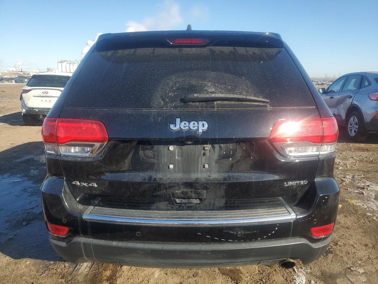 2017 Jeep Grand Cherokee VIN 1C4RJFBG3HC949201 Copart auction photo, front end / side damage thumbnail 6