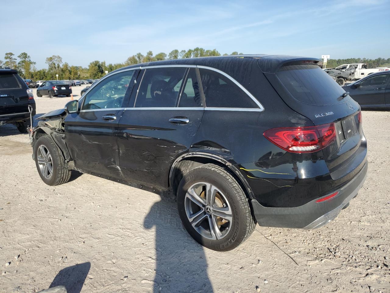 2020 Mercedes-Benz GLC VIN W1N0G8EB6LF759556 Copart auction photo, front end / side damage thumbnail 2