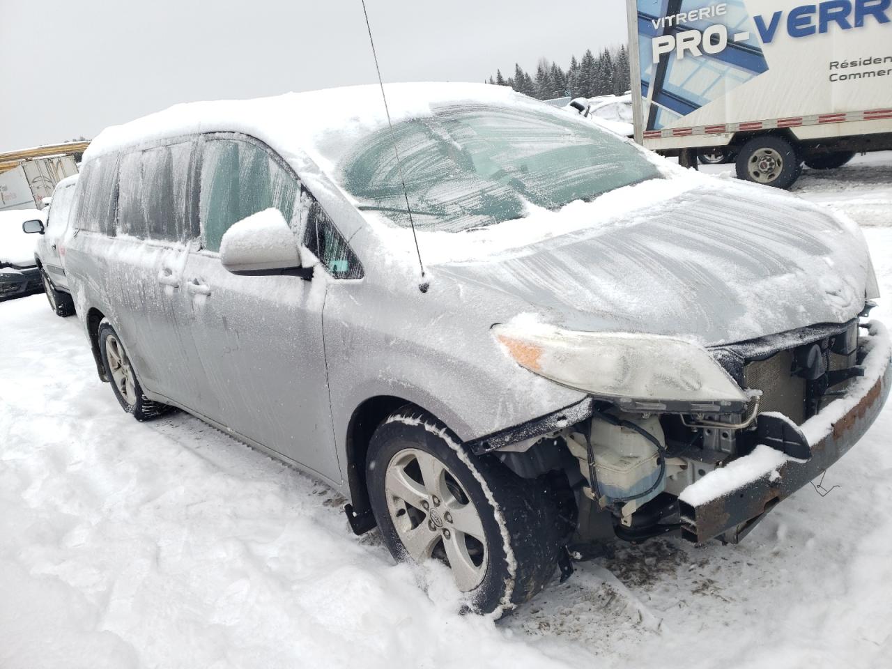2014 Toyota Sienna VIN 5TDKK3DC3ES471024 Copart auction photo, front end damage thumbnail 4