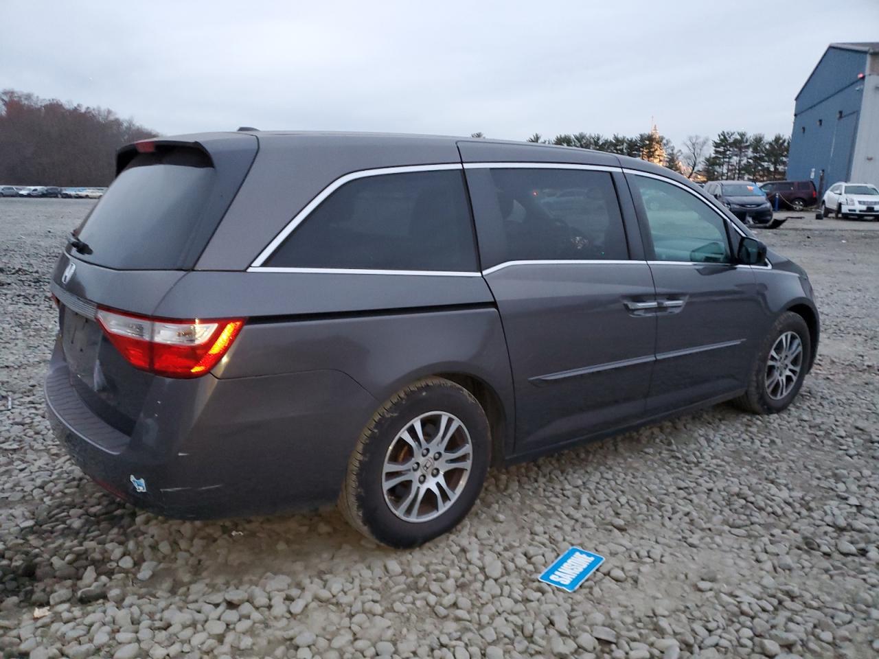 2012 Honda Odyssey VIN 5FNRL5H65CB139034 Copart auction photo, front end damage thumbnail 3