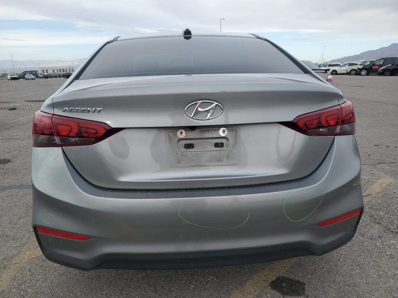 2021 Hyundai Accent VIN 3KPC24A60ME137504 Copart auction photo, front end damage thumbnail 6