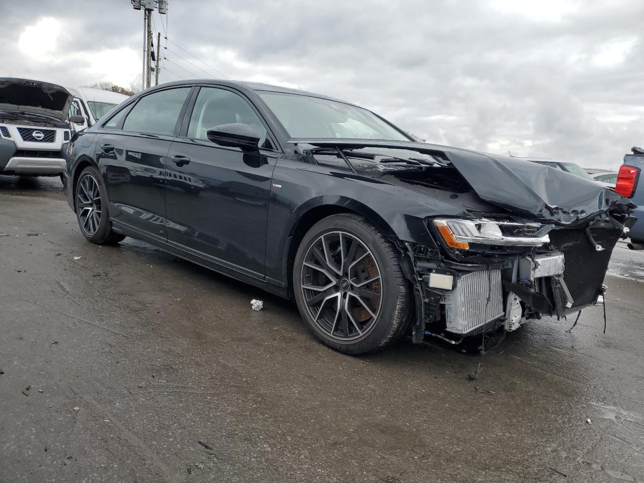 2021 Audi A8 VIN WAU8EAF86MN031072 Copart auction photo, front end damage thumbnail 4