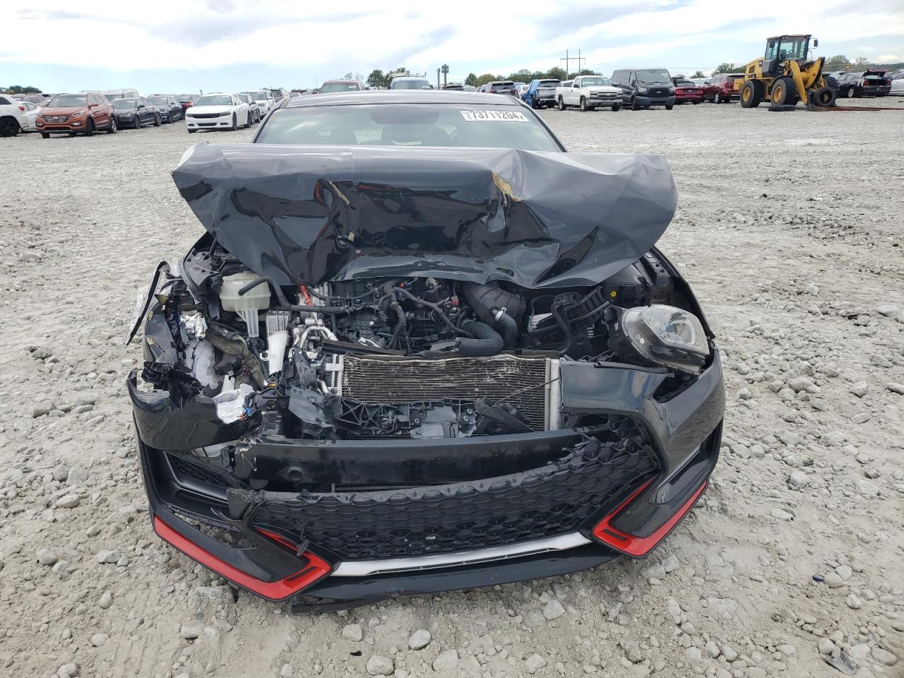 2019 Hyundai Veloster VIN KMHT36AH9KU003191 Copart auction photo, front end / minor dent/scratches damage thumbnail 5