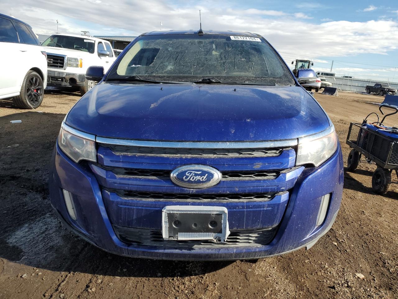 2014 Ford Edge VIN 2FMDK4JC7EBB82938 Copart auction photo, undercarriage damage thumbnail 5