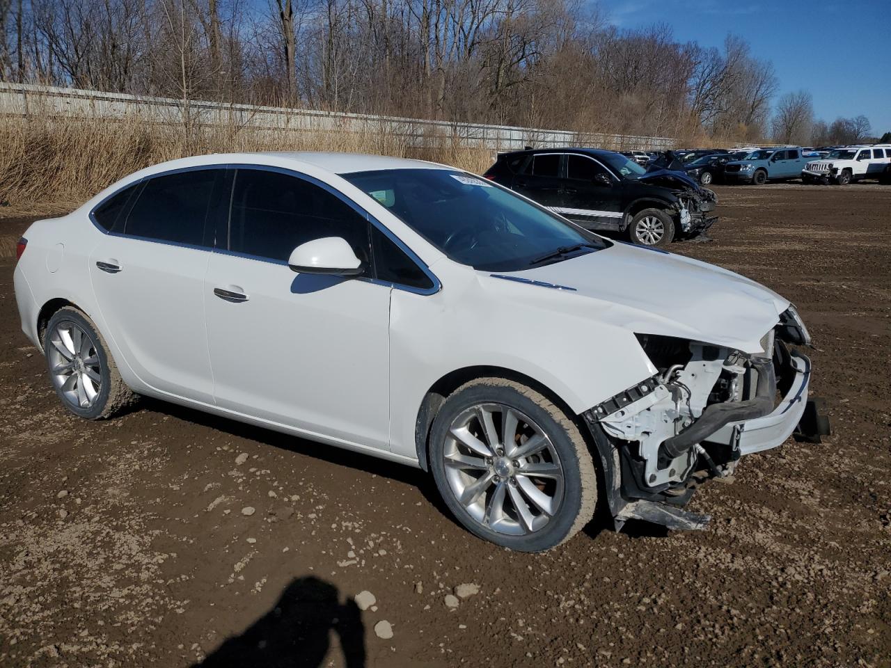 2014 Buick Verano VIN 1G4PS5SK4E4147776 Copart auction photo, front end / minor dent/scratches damage thumbnail 4