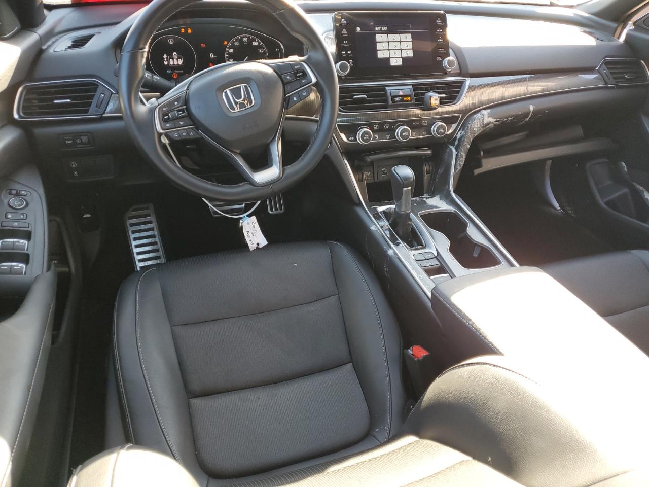 2021 Honda Accord VIN 1HGCV1F39MA110472 Copart auction photo, side damage thumbnail 8
