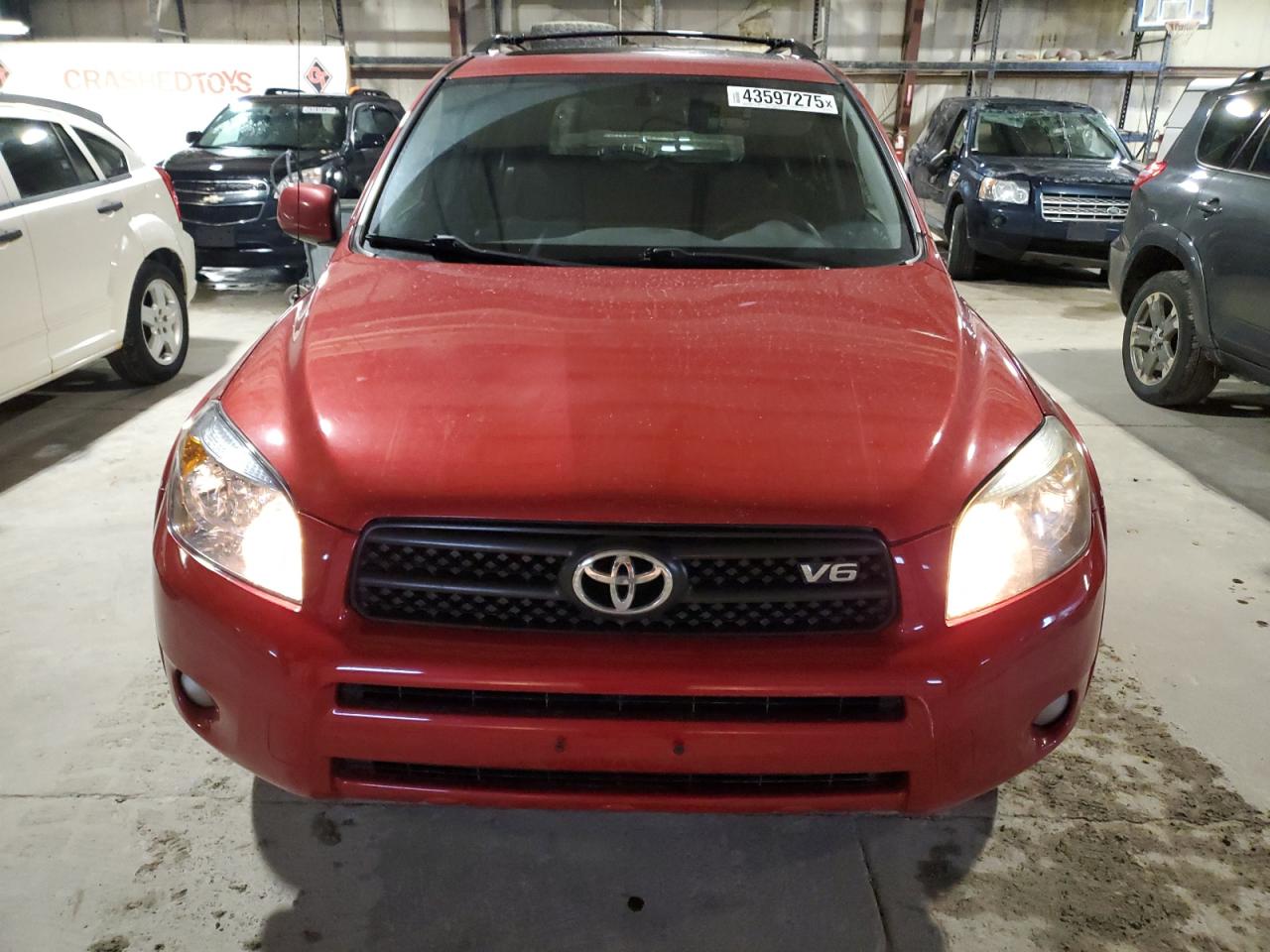 2007 Toyota RAV 4 VIN JTMBK32V676014313 Copart auction photo, rear end / minor dent/scratches damage thumbnail 5