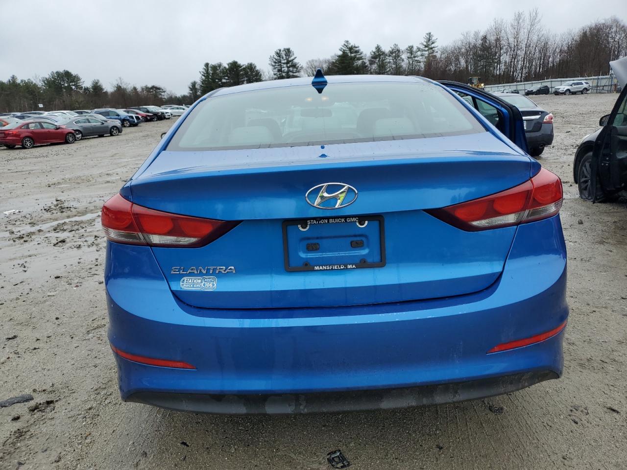 2017 Hyundai Elantra VIN 5NPD84LF8HH087131 Copart auction photo, side damage thumbnail 6