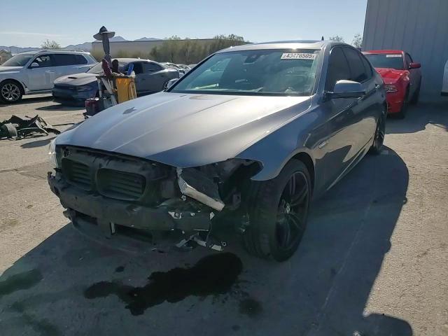 2015 BMW 5er VIN WBA5B1C59FG125556 Copart auction photo, front end damage thumbnail 14