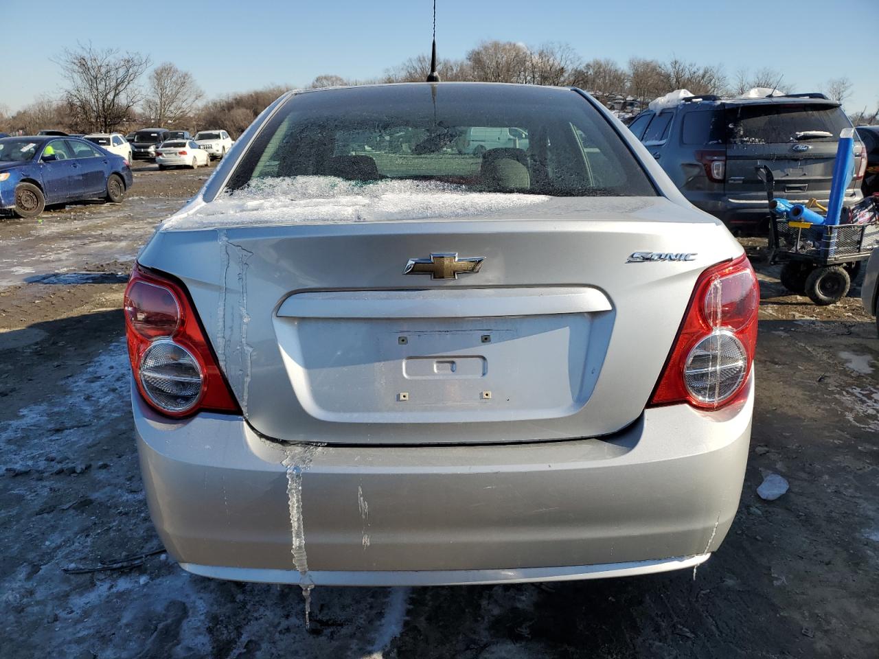 2014 Chevrolet Sonic VIN 1G1JB5SH6E4169074 Copart auction photo, front end damage thumbnail 6