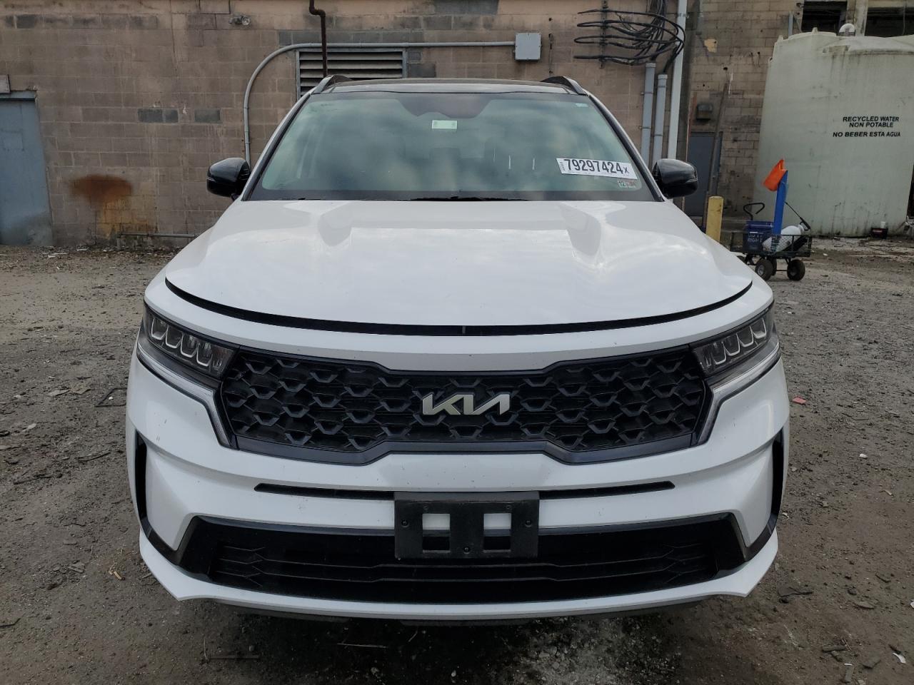 2023 KIA Sorento VIN 5XYRL4LC7PG172350 Copart auction photo, rear end / minor dent/scratches damage thumbnail 5