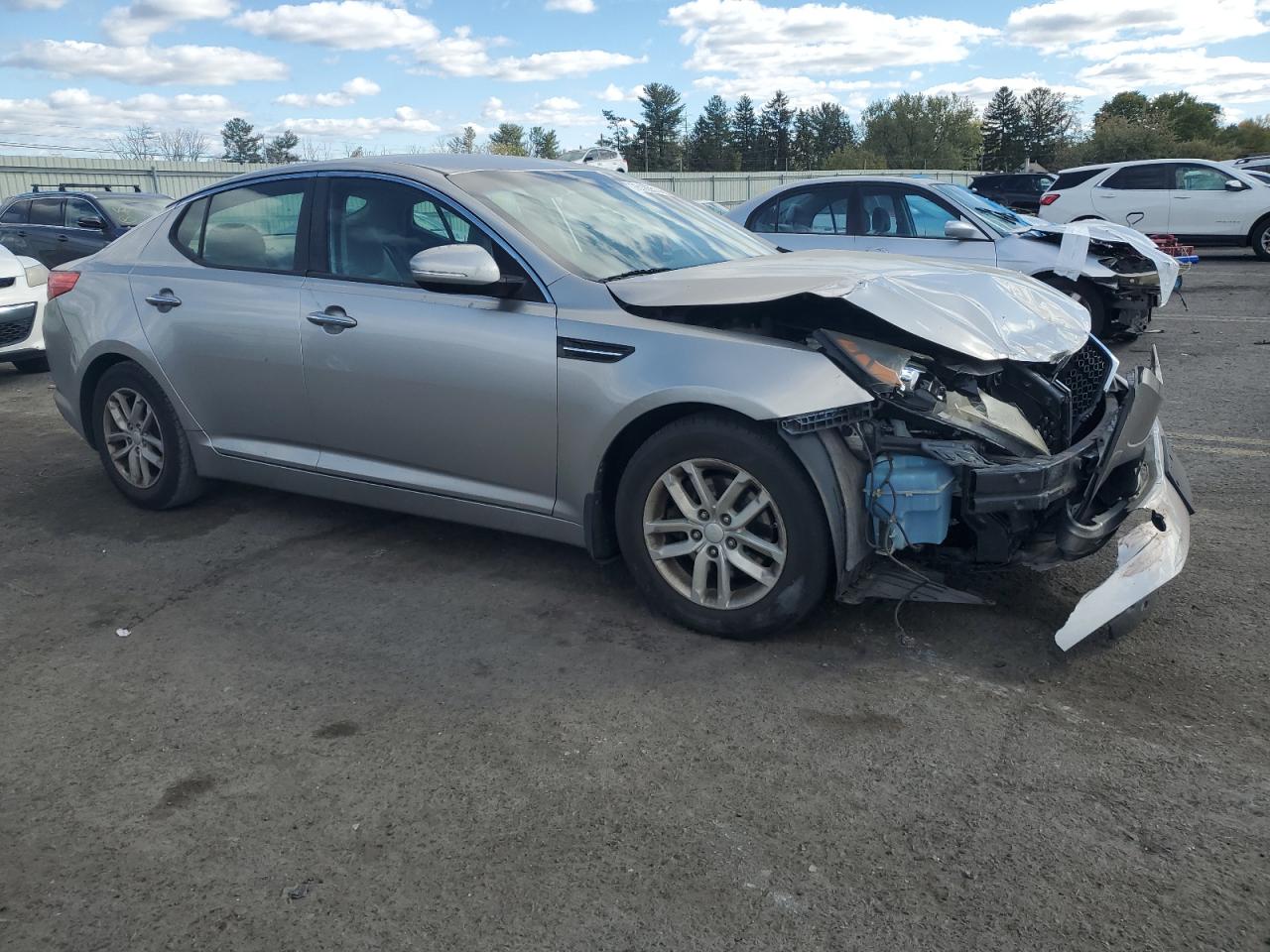 2013 KIA Optima VIN KNAGM4A7XD5371985 Copart auction photo, front end / undercarriage damage thumbnail 4
