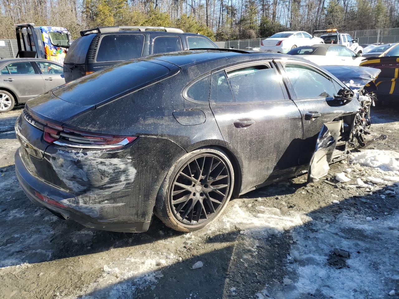 2018 Porsche Panamera VIN WP0AA2A76JL109586 Copart auction photo, all over / undercarriage damage thumbnail 3