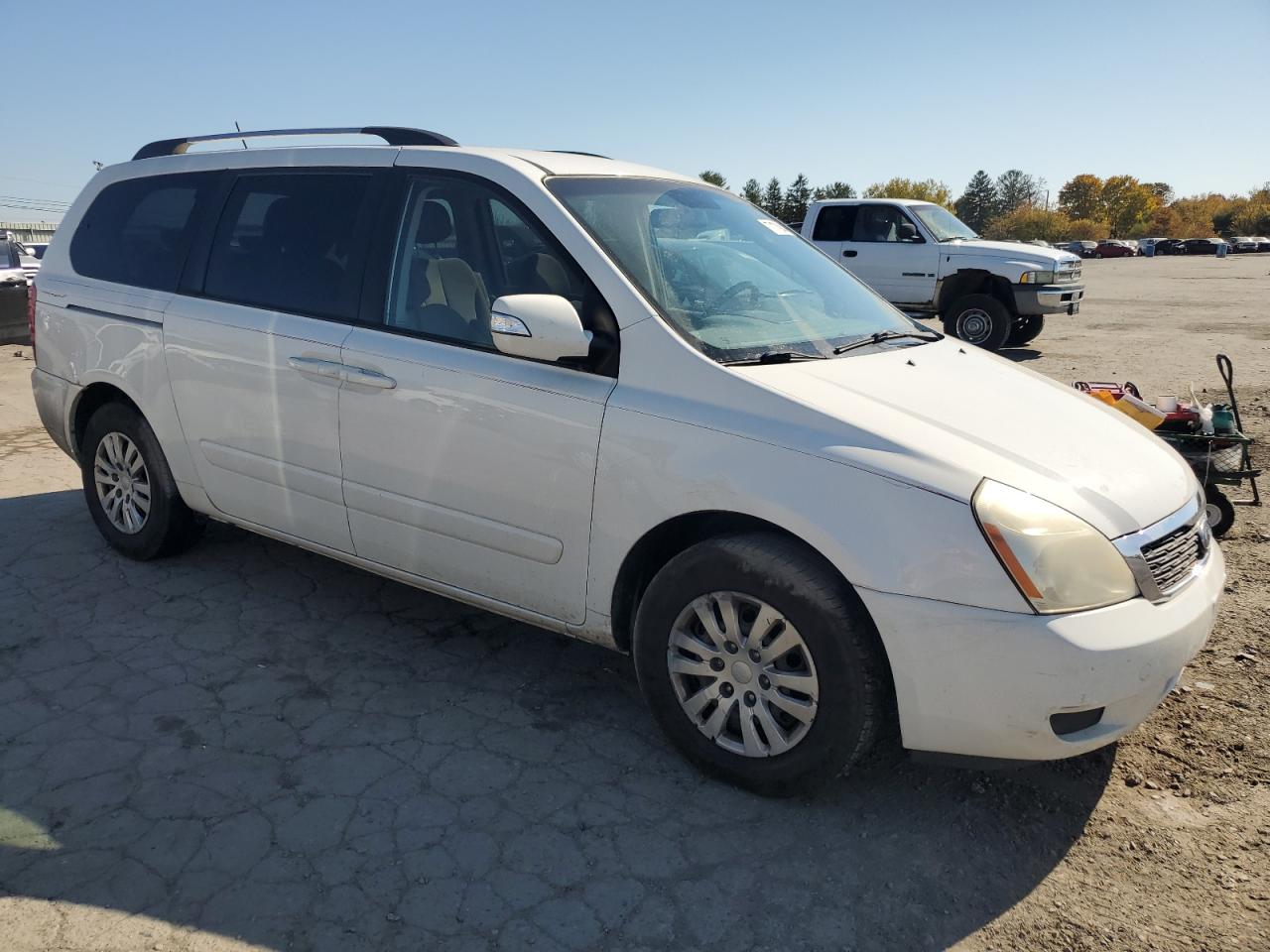 2012 KIA Sedona VIN KNDMG4C76C6434342 Copart auction photo, front end / rear end damage thumbnail 4